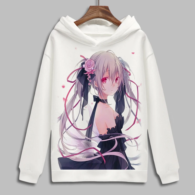 Yosuga не Сора Cosplay худи Касугано Харука с принтом флисовая толстовка толстовки