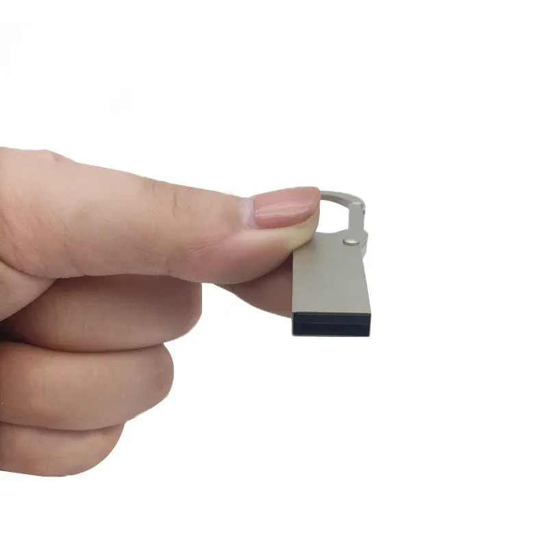 

Mini Usb Flash Drive 128Gb Silver Usb 2.0 Pen Drive 64Gb Pendrive 16Gb 8Gb 4Gb Metal Key Chain Usb Memory Stick Free Custom Logo
