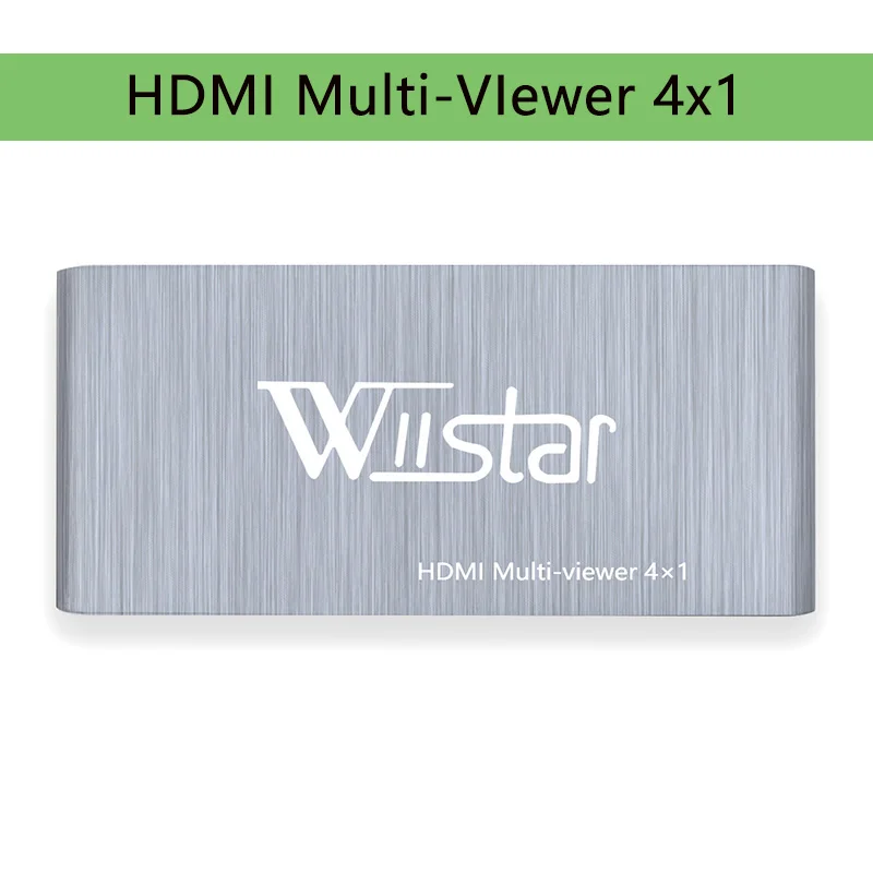 

Wiistar HDMI AHD SDI Multi-Viewer 4x1 HDMI/AHD/SDI 4 In 1 Out HDMI Switch 4X1 Support 1080P for Monitor Project Computer