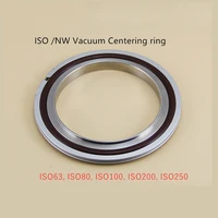 iso63 iso80 iso100 iso160 iso200 iso250 stainless steel vacuum pipe tri clamp fittings center bracket fluorine rubber o ring