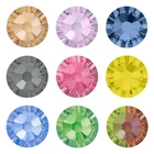 YANRUO 2058 Кристаллы без горячей фиксации для дизайна ногтей DIY клей стразы плоские стеклянные стразы для украшения ногтей