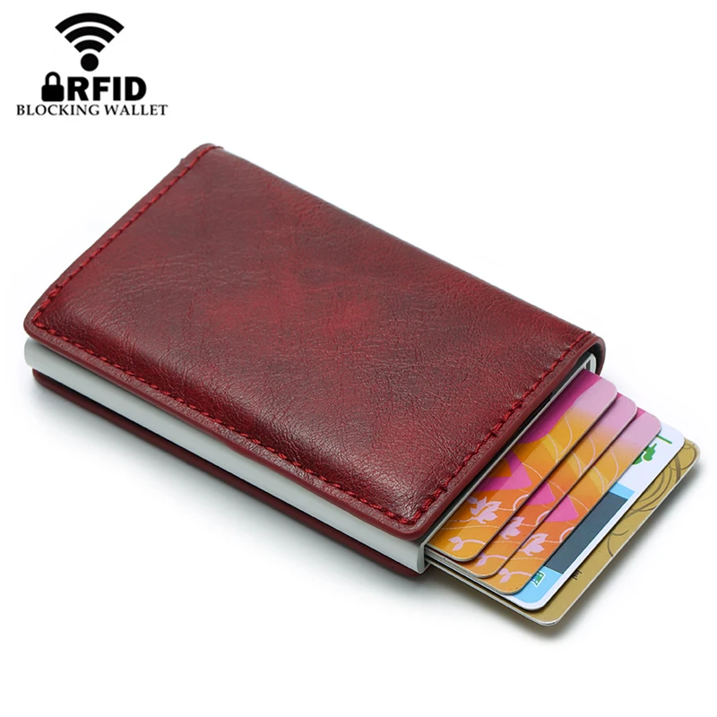YAMBUTO 2021 RFID кошелек держатель карт унисекс металлический алюминиевый