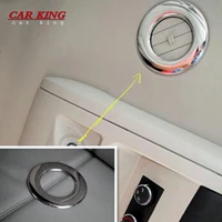 abs chrome car roof air vent outlet ring cover trim fit for dodge journey fiat freemont 2013 2014 2015 2016 2017 car accessories