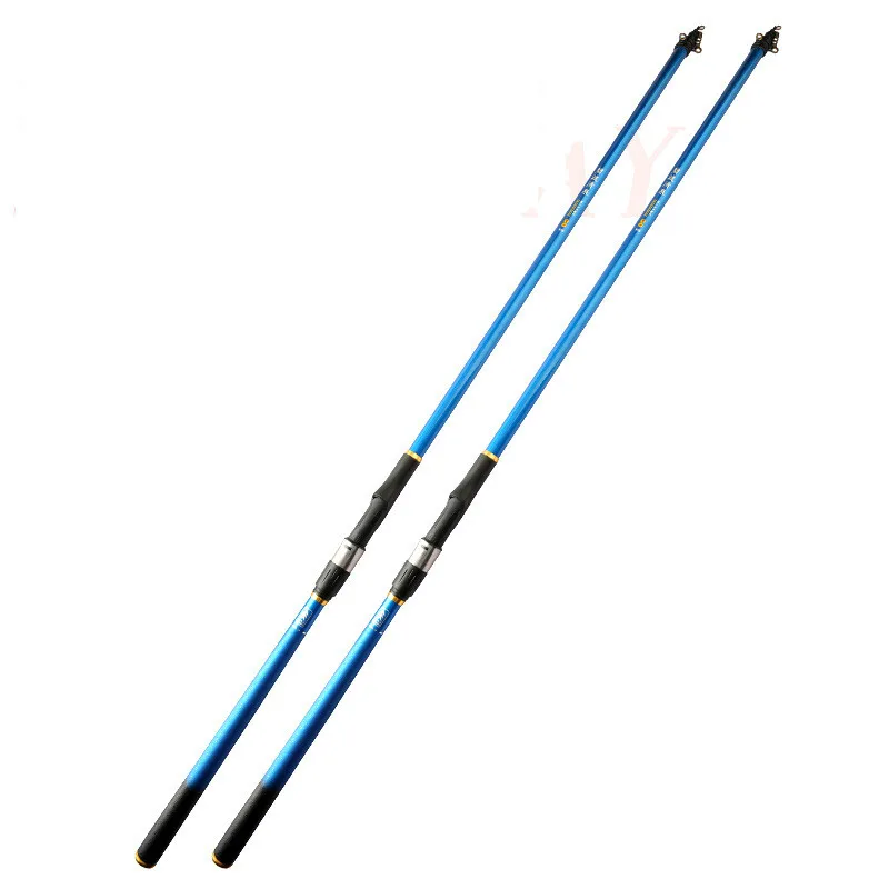 4# Rock Fishing Rod 3.6m 4.5m 5.4m 6.3m Telescopic Fishing Sticks Hand Pole Peche En Mer Dual-use Carbon Fiber Spinning Canne enlarge