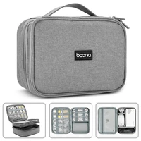Handle Travel Electronic Accessories Multipurpose Organizer Storage Bag Case for Power Bank  Hard Drive  Smart Phone  Charger 