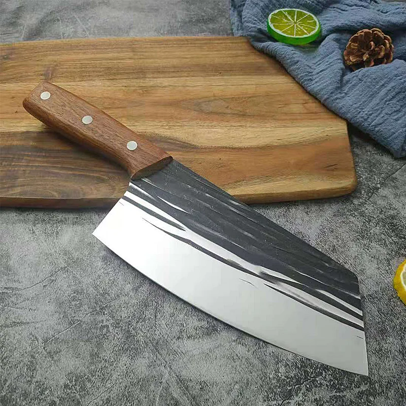 Кованый кухонный нож столовые приборы сербский шеф-повар для нарезки мяса ножи