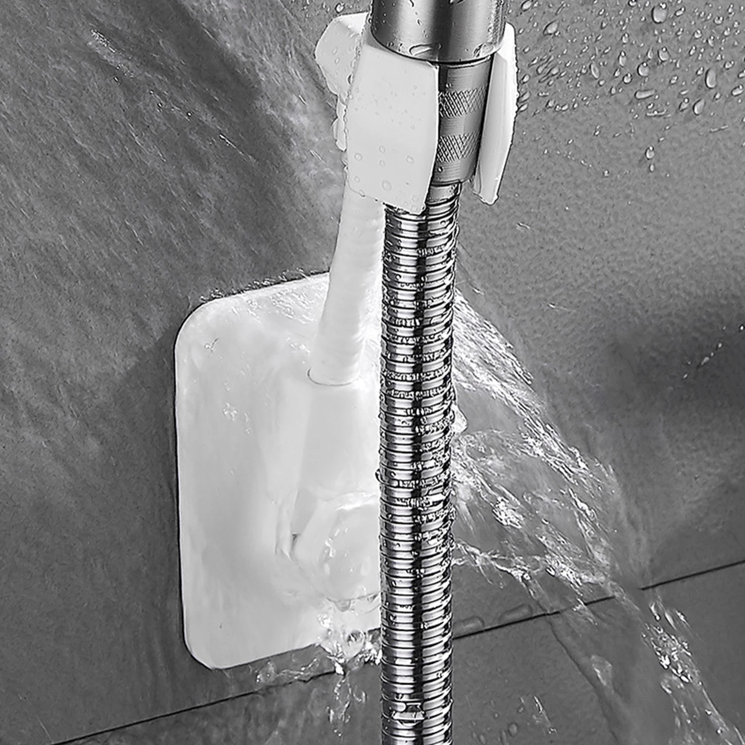 Держатель для душевой головки присоска многоразовая прочная Съемная душевая