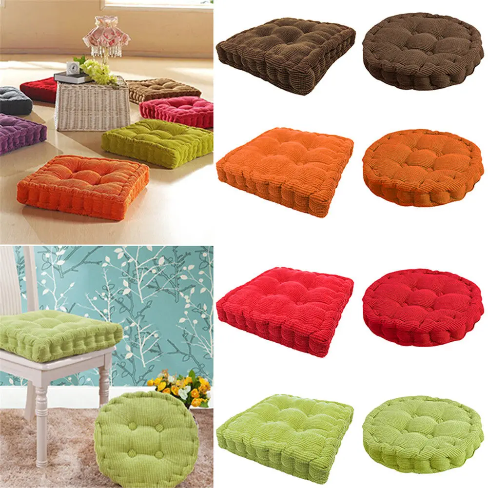 1 шт. круглая/квадратная Толстая подушка для стула сиденье спальни столовой