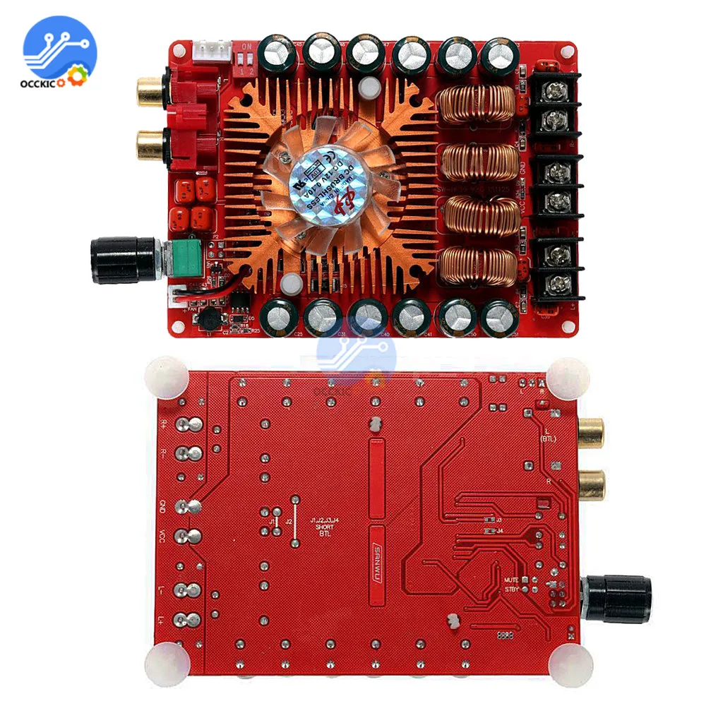 TDA7498E аудио усилитель двухканальный 24 В 2X160 Вт высокой мощности стереоусилитель модуль поддержка моно усилитель для автомобиля