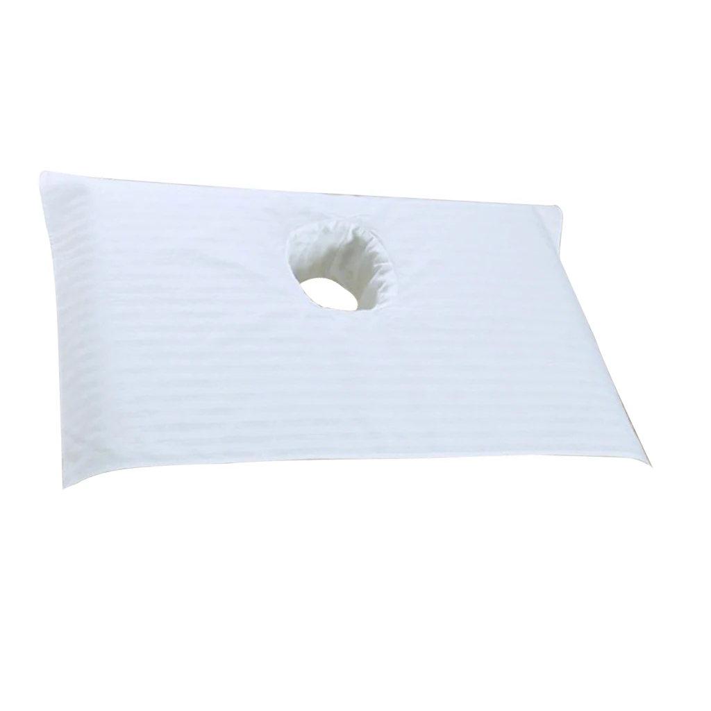 Косметическая Массажная скатерть для стола с отверстиями лица салфетка салона