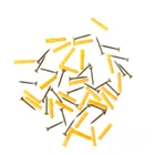 Новинка, 50 шт., саморезы 6x30 мм, маленькие желтые винты для фиксации, настенные регулируемые винты