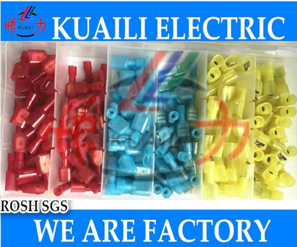 

180pcs nylon fully insulated male female terminals
