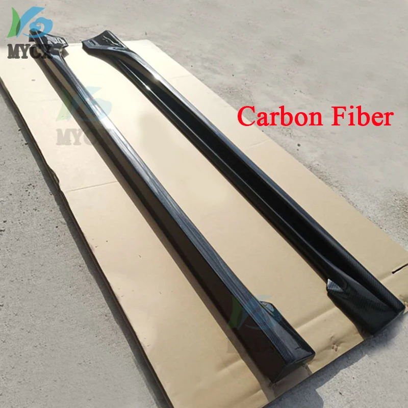 

2 шт./1 комплект, защитные боковые юбки из АБС-пластика для Mazda3 Axela 2014 2015 2016 2017 2018 2019