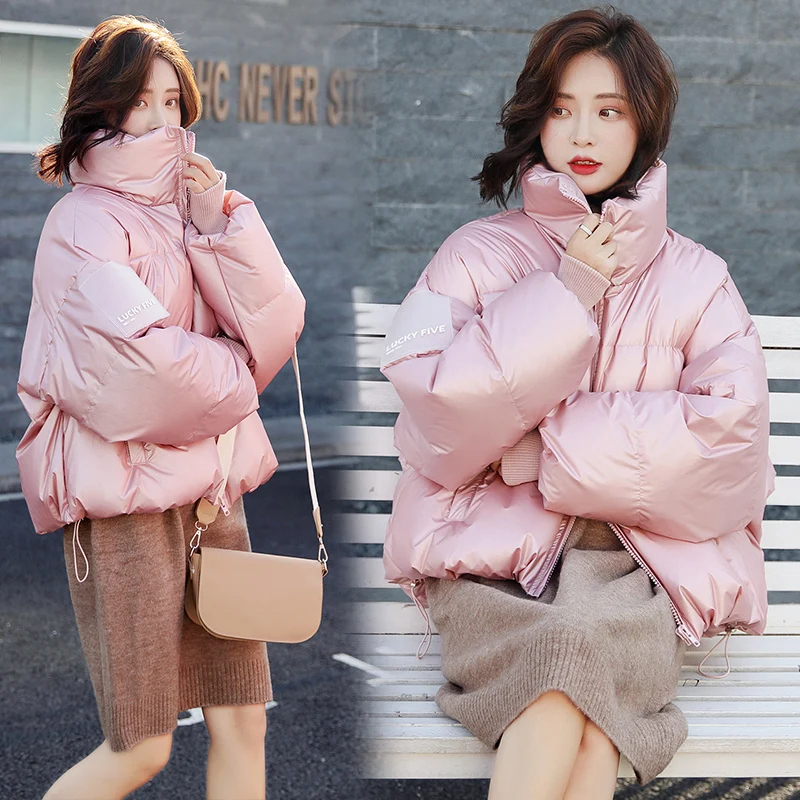 Женская зимняя куртка пуховик коллекция 2019 года женские пальто больших размеров