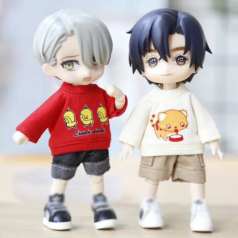 

Ob11 baby clothes GSC clay BODY9 YMY white body can wear casual Kawaii Sag pants doll clothes