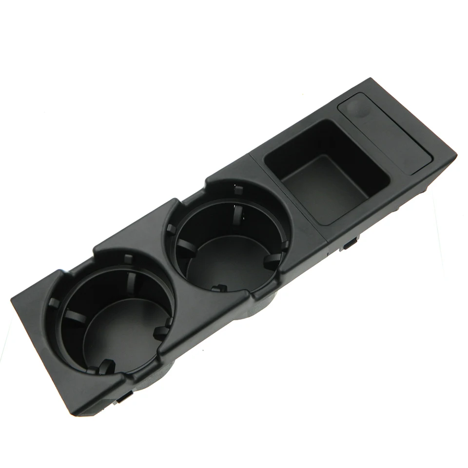 

Double Hole Car Vehicle Front Center Console Storage Box Coin Cup Holder For BMW E46 3 Series 318 320 325 330 1998-2006