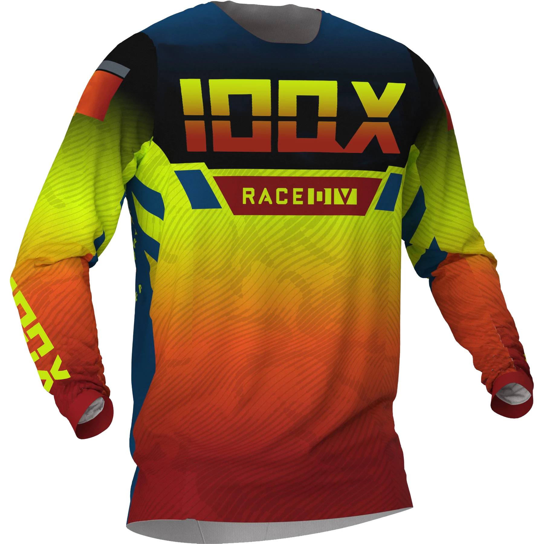 

IOQX Slate/Black/Hi Vis/Rust HELIUM LE Adult Jersey Motocross Racing Mx Dirt Bike Off Road Atv MBX Shirt