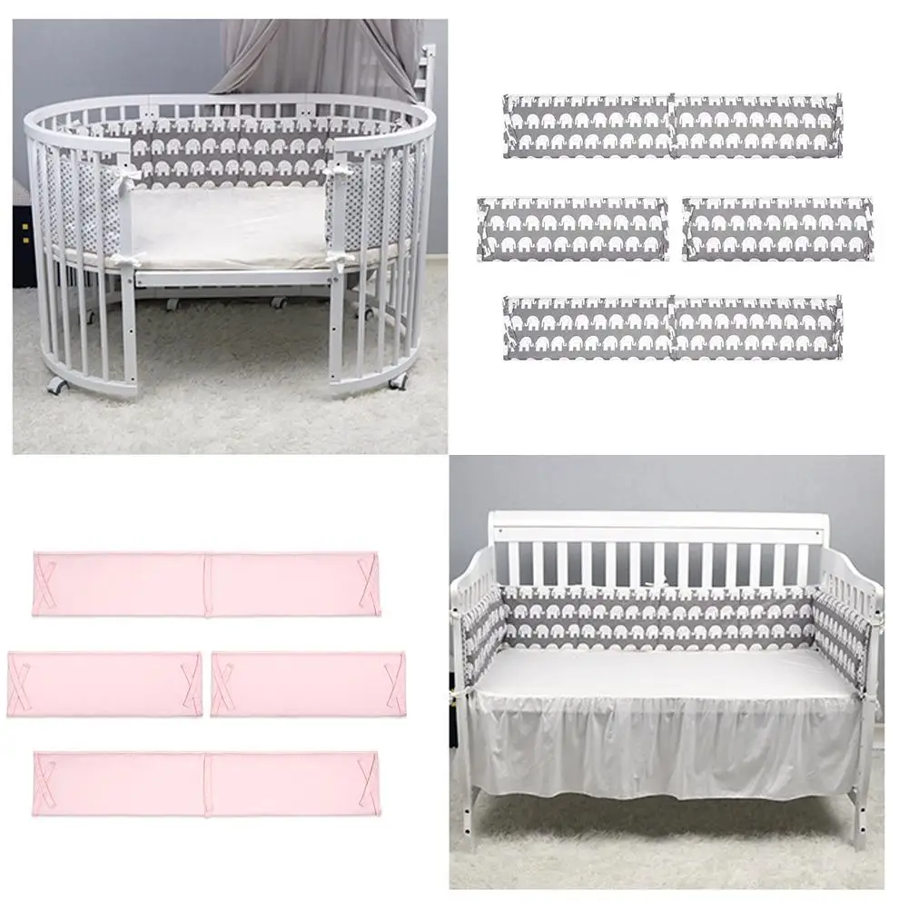 4 шт. детская кроватка защита Мягкий коврик плетеная бампер узел утолщенная