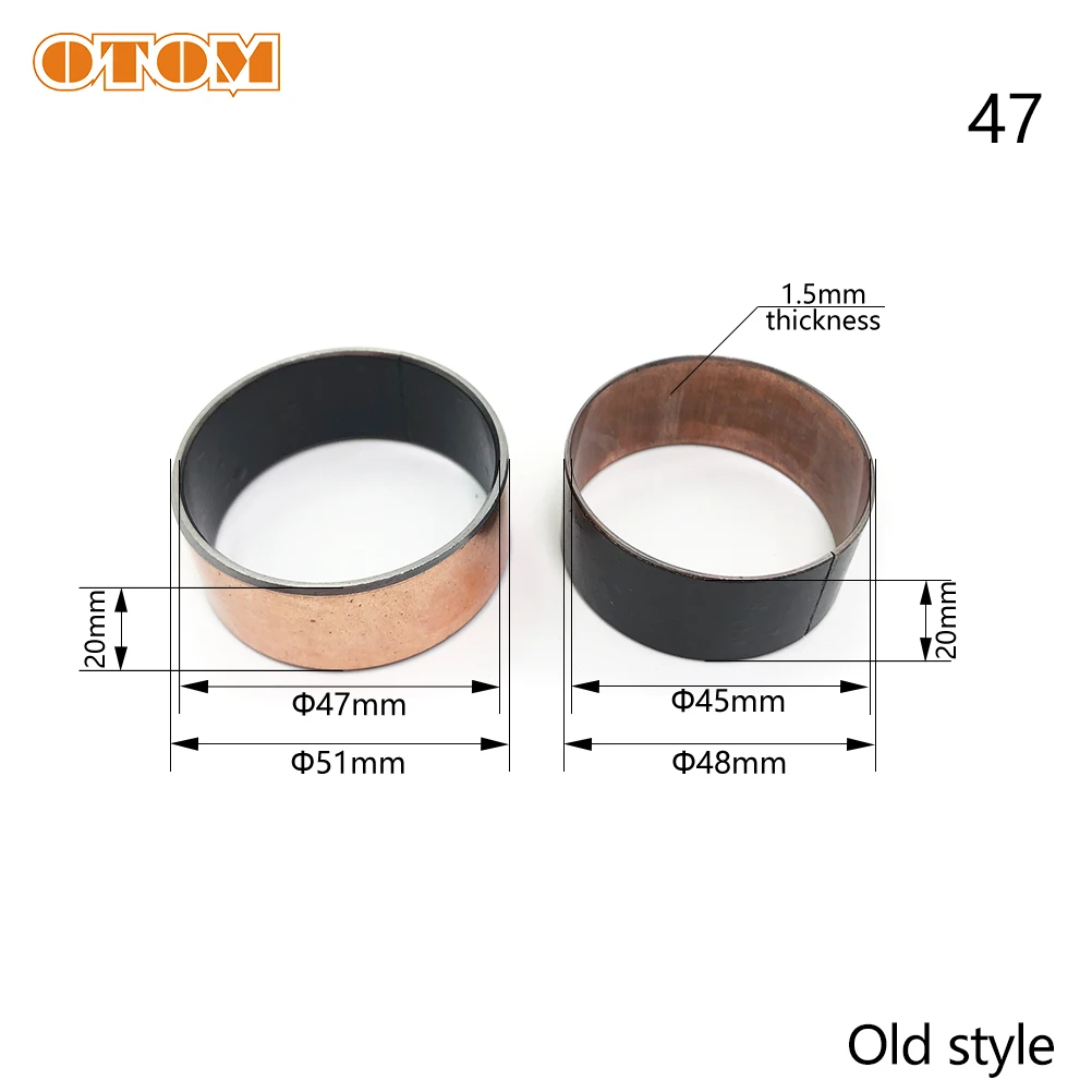 

OTOM мотоциклы 47 мм передняя вилка пылезащитные сальники масляные втулки внешние направляющие рельсы амортизация обслуживание вверх и вниз пара