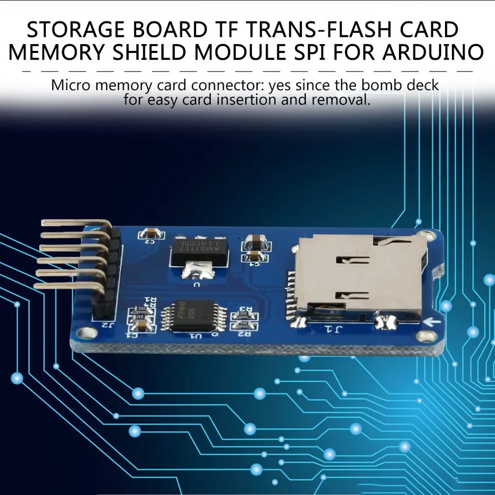 Безопасная цифровая карта памяти TF карта защитный модуль памяти SPI Micro-SD Плата расширения для Arduino модуль
