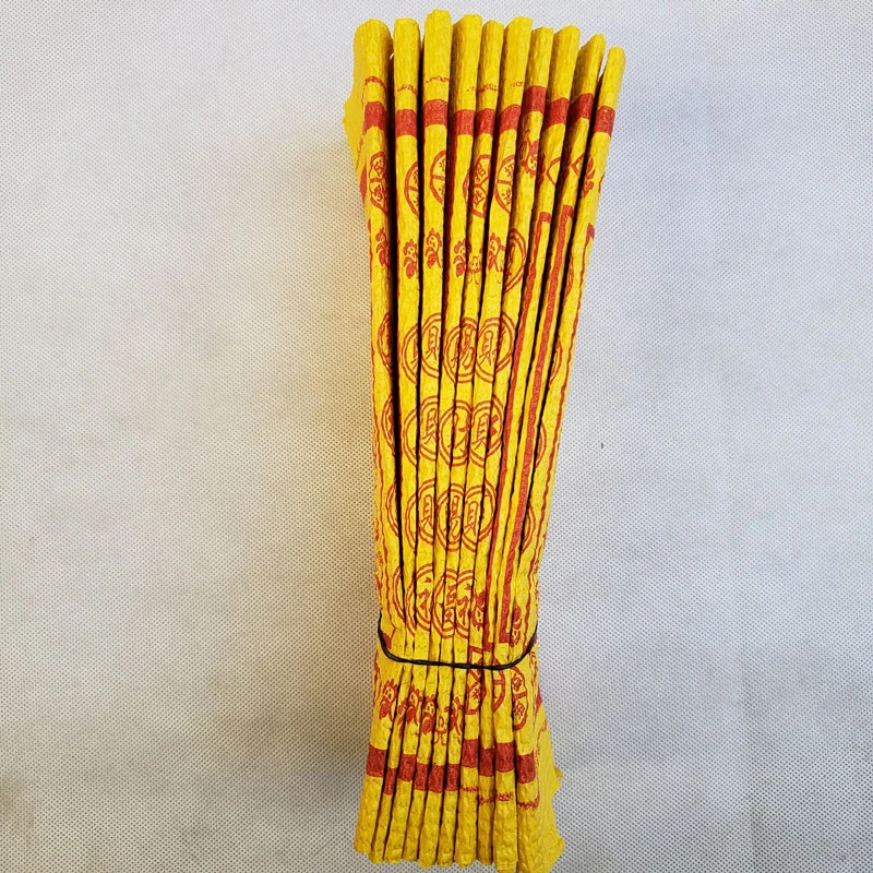 

100 sheet Golden Chinese Joss Paper Money Hell Bank Notes The Qingming Festival Burning Paper Sacrifice Articles Memorial paper