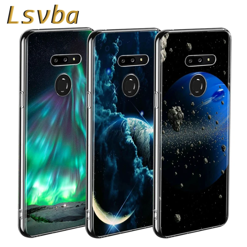 Стиль звездного неба для LG W20 W10 V50S V50 V40 V30 K50S K40S K30 K20 Q60 Q8 Q7 Q6 G8 G7 G6 ThinQ чехол телефона |