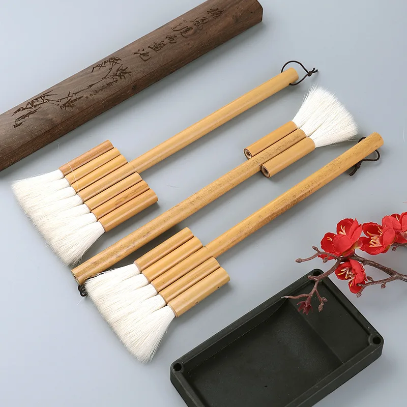 

Single Bamboo Rod Row pen Brush width Wool-Hair paint Brush Comprising Pave Rod Bottom Color Background Brushes Professional art