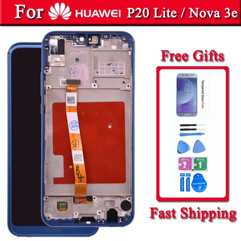 Оригинальный экран для HUAWEI P20 Lite ЖК ANE AL00 дисплей сенсорный панель дигитайзер