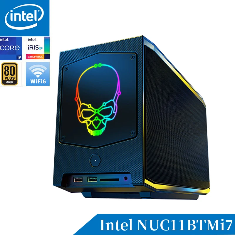 

Intel NUC11BTMi7 NUC11BTMi9 Beast Canyon i7-11700B 8-Core UHD DDR4 NVMe SSD Desktop Computer Windows 10 4K WIFI Bluetooth