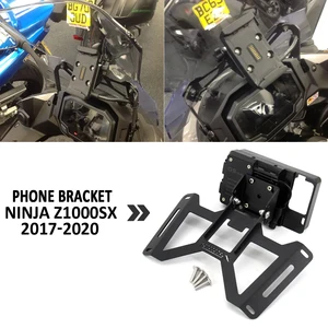 2017 2020 new motorcycle accessories gps navigation bracket phone holder for kawasaki ninja z1000sx z 1000 sx free global shipping