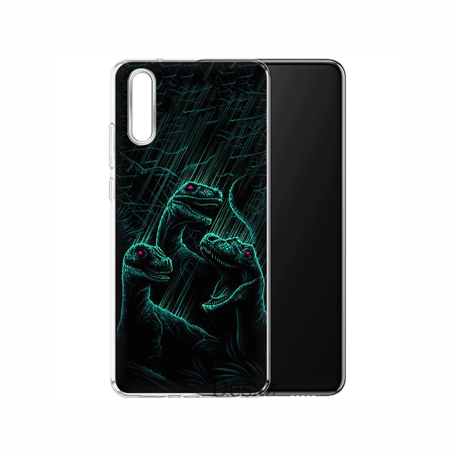 Чехол для телефона Huawei Honor 6A 6C 7A 8 8X 9 9X 10 View 20 Lite Pro Play Hard Cover Dinosaur | Мобильные телефоны