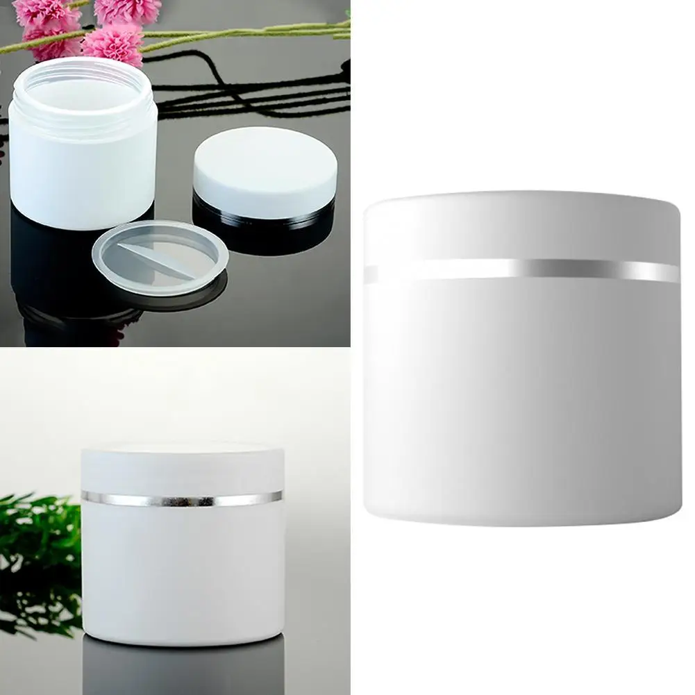 5 шт. пластиковая белая Пустая палитра банка для пищевых продуктов 30 г/50 г/100 г