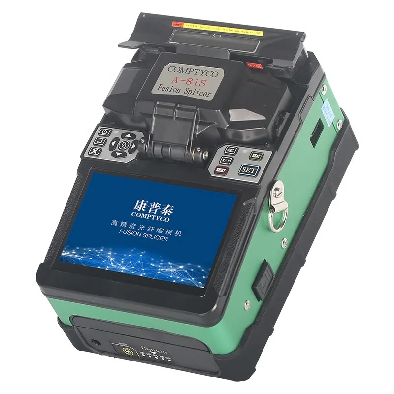 A 81S зеленый полностью автоматический Сплайсер машина волоконно оптический для