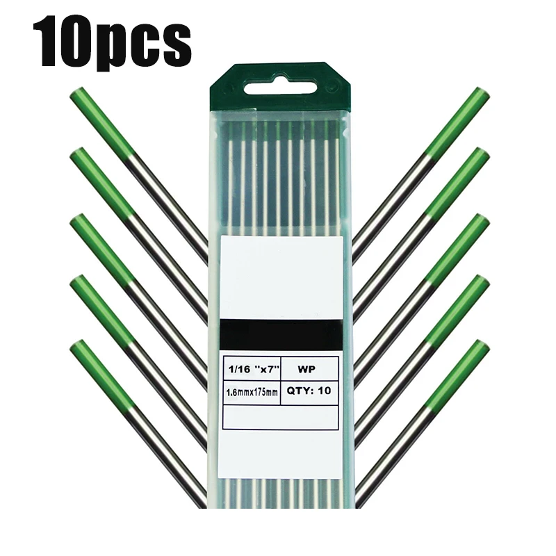 

Green TIG Welding Tungsten Electrode 2% Thoriated Red 1/16\"X7\" 1.6*175mm Set Kit