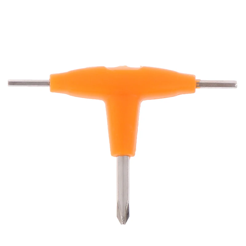 2 шт. 3 в 1 ключ крышка мини Т образная отвертка бытовой портативный ремонт ручной