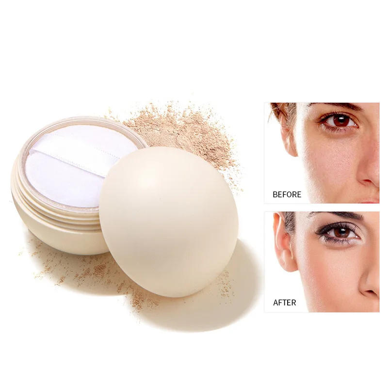 

Setting Powder Blurs Fine Lines and Pores Loose Long Lasting Matte Concealer Matte Setting Powder Brighten Skin MH88