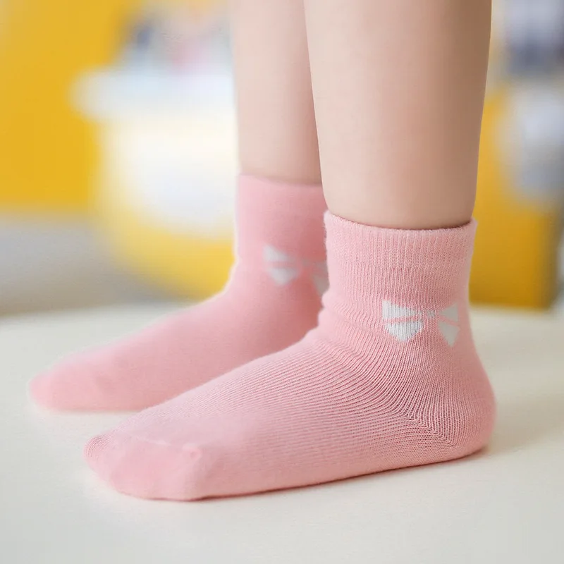 Детские мягкие Носки с рисунком лотоса 3 пары/партия весна осень детские носки