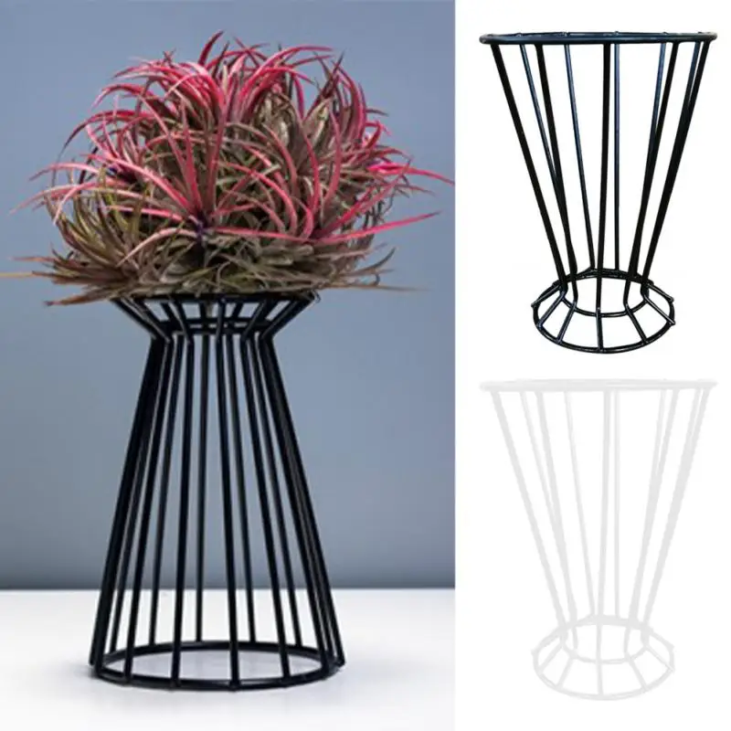 

Indoor Outdoor Display Flower Pots Home Garden Geometric Stable Table Balcony Containers Office Free Standing Air Plant Holder