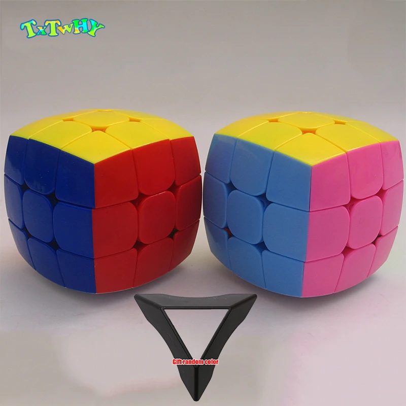 

Z-куб 3x3x3 хлеба куб подложив куб Stickerless Скорость, головоломка, волшебный куб, игрушка-головоломка для детей и взрослых подарки 2019-красочный