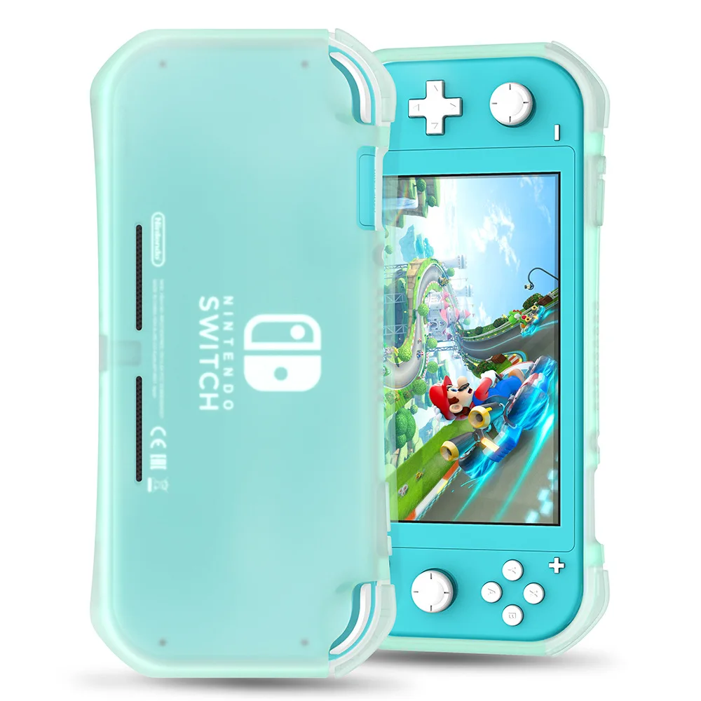 Полупрозрачный матовый мягкий чехол для Nintendo Switch Lite, чехол для Nintendo Switch с полной защитой, противоскользящий чехол из ТПУ и поликарбоната