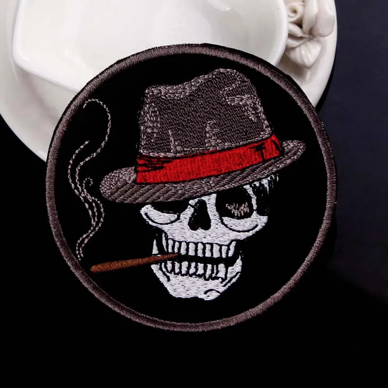 Нашивка Prajna в стиле панк байкерские термоклейкие нашивки для одежды вышитые на