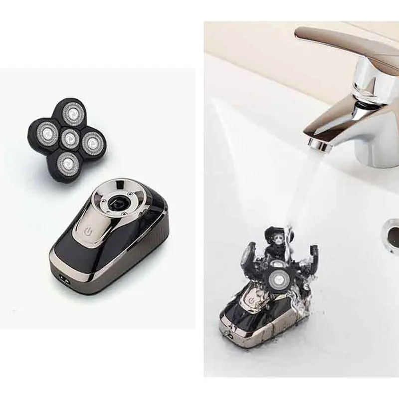 1 Набор сухих и влажных зарядных USB многофункциональных электробритва для мужчин