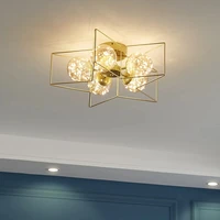 modern led ceiling lights home led chandelier ceiling lamp for living room bedroom dining room kitchen luminaire black gold