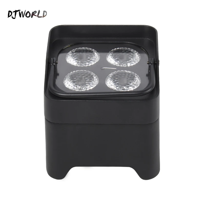 DJworld 4x18 Вт RGBWA УФ светодиодный светильник с аккумулятором фонасветильник Wi Fi и ИК