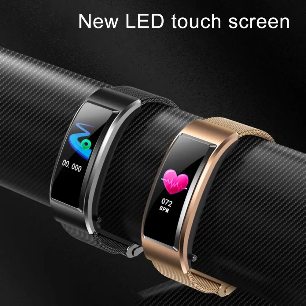 Будильник с длительным сроком службы Bluetooth 4 2 наушники смарт-браслет для iPhone Android |