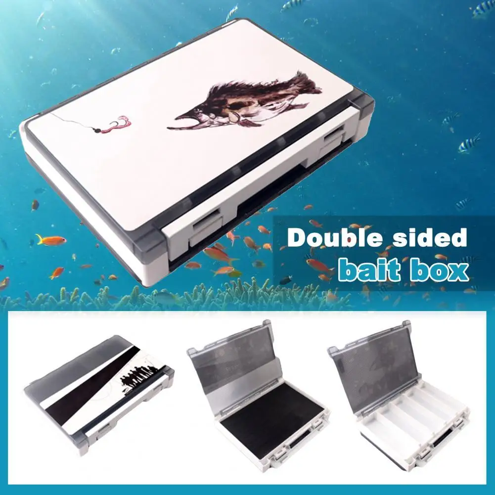 

Двухсторонняя коробка для приманки, многофункциональная коробка различных цветов для рыбалки, водонепроницаемая многофункциональная кор...