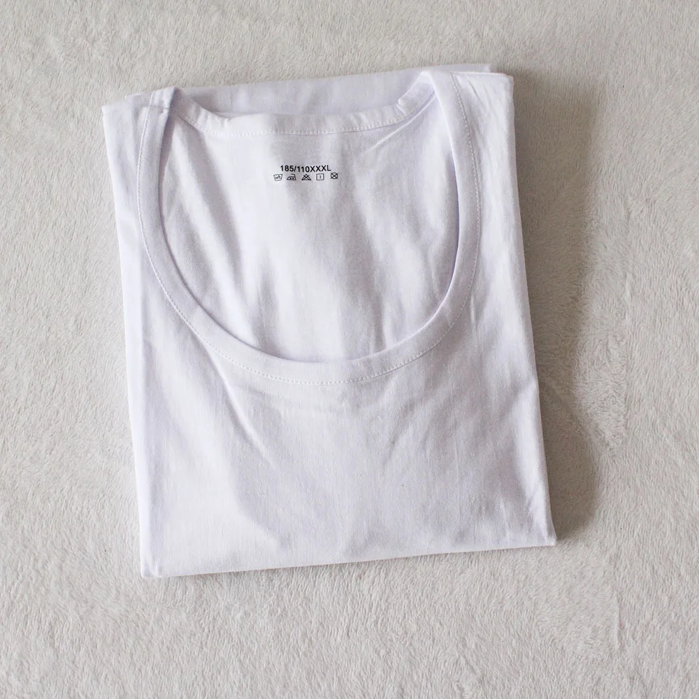 

Summer jersey cotton middle-aged and elderly men's white short-sleeved vest short-sleeved T-shirt undershirt TB889