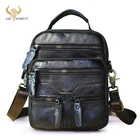 Толстая качественная кожаная мужская дорожная сумка-мессенджер через плечо, модная дизайнерская сумка через плечо, тоут для планшета 8 дюймов, Mochila, ранец 04c