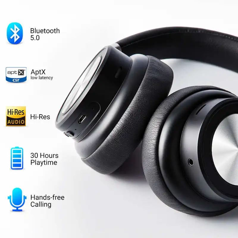 Новые Langsdom BT30 aptX-LL низкие задержки беспроводные bluetooth наушники aptx hd 5,0 с микрофоном Басс Игровые наушники для ТВ PC PUBG