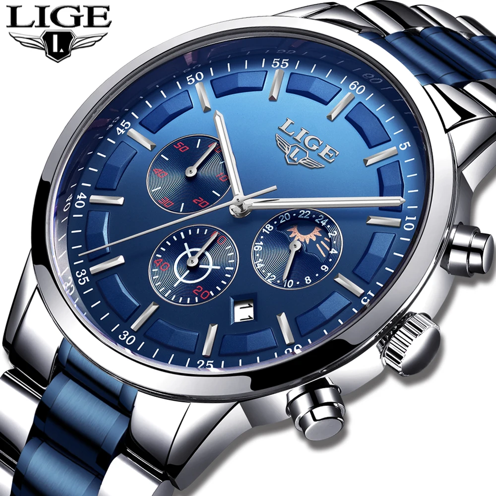 

Часы Relojes мужские, модные, спортивные, деловые, кварцевые, водонепроницаемые